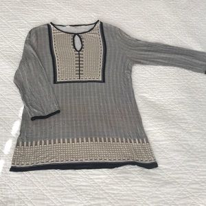 Max Studio striped tunic